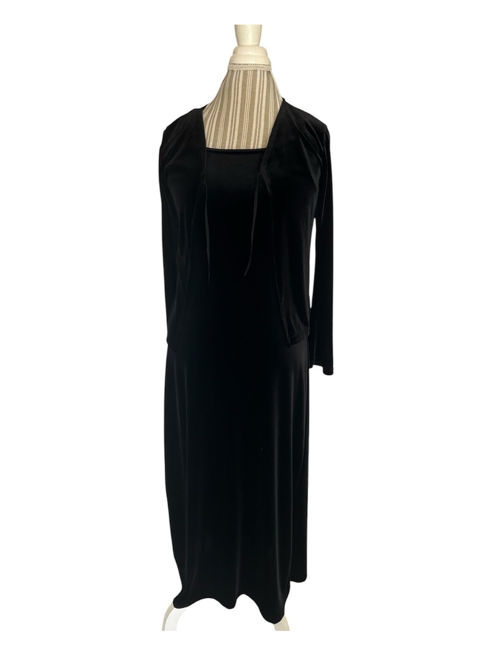 Limited Too Black Velvet Dress & Jacket